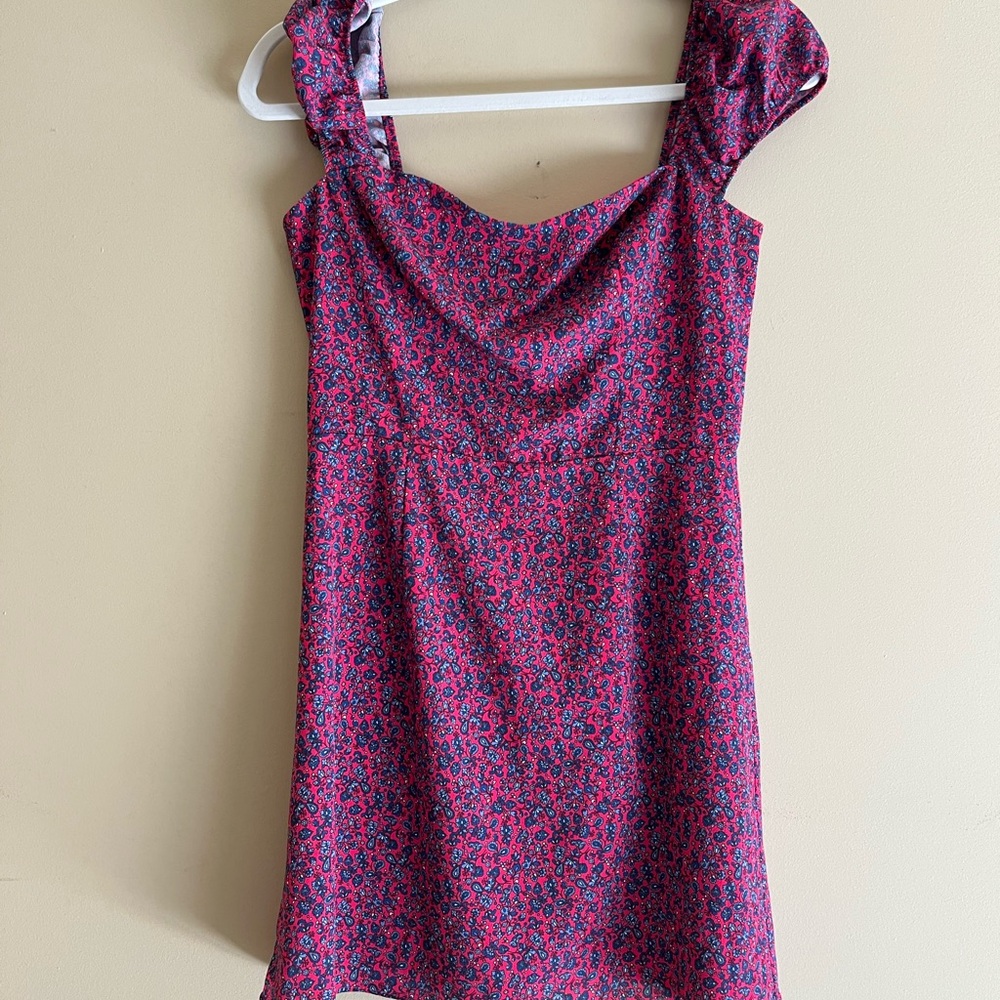 French Connection Pink Floral Dress